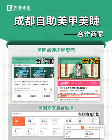 美甲美睫美发发记／自助美甲案例素材