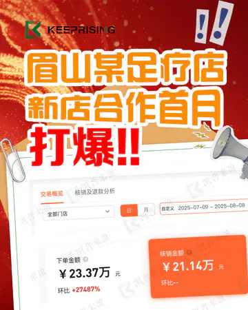 足疗养生眉山某足疗店，新店合作首月案例素材