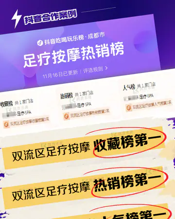 足疗养生汇康悦享／足疗按摩案例素材