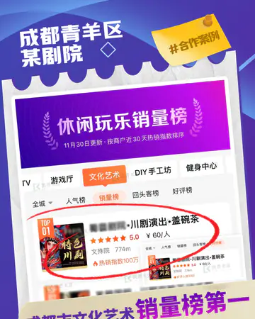 休闲玩乐蜀艺剧院／文化艺术案例素材