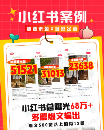 足疗养生悠然足道成都小红书案例海报案例素材