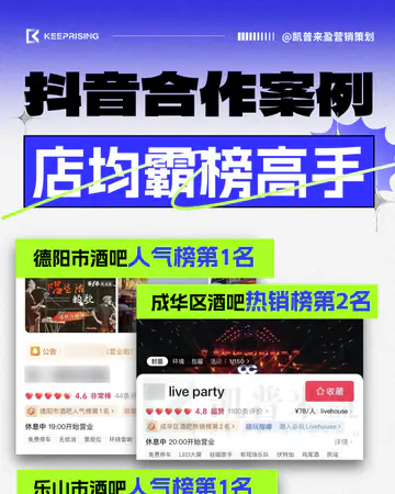 休闲玩乐玩乐行业抖音合作案例榜单合集案例素材