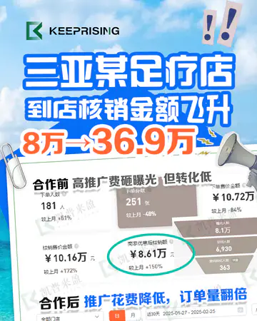 足疗养生乐泰／足疗按摩／到店核销从8万到36.9万案例素材
